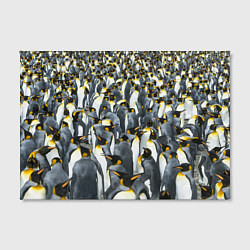 Холст прямоугольный Пингвины Penguins, цвет: 3D-принт — фото 2