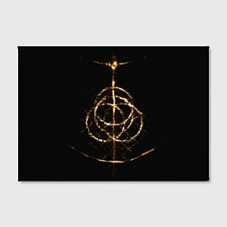 Холст прямоугольный Logo EldenRing, цвет: 3D-принт — фото 2