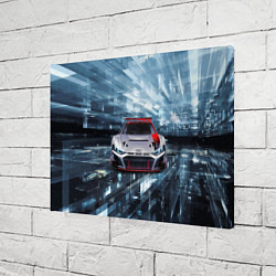 Холст прямоугольный Audi Motorsport Racing team, цвет: 3D-принт — фото 2