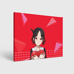 Холст прямоугольный Kaguya Heart, цвет: 3D-принт