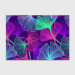 Холст прямоугольный Neon color pattern Fashion 2023, цвет: 3D-принт — фото 2