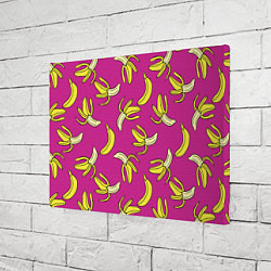 Холст прямоугольный Banana pattern Summer Color, цвет: 3D-принт — фото 2