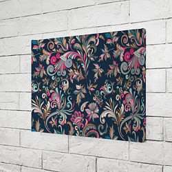 Холст прямоугольный Холодная хохлома, цвет: 3D-принт — фото 2