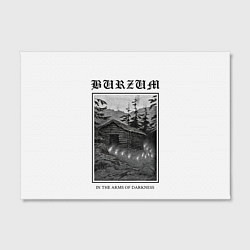 Холст прямоугольный In the arms of darkness - Burzum, цвет: 3D-принт — фото 2