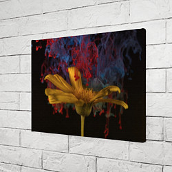 Холст прямоугольный Многоцветный абстрактный цветок, цвет: 3D-принт — фото 2