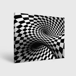 Холст прямоугольный Геометрическая объёмная композиция Авангард, цвет: 3D-принт