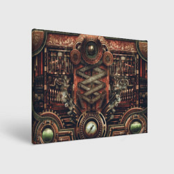 Холст прямоугольный Mechanical device in Steampunk Retro style, цвет: 3D-принт