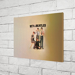 Холст прямоугольный With The Beatles, цвет: 3D-принт — фото 2