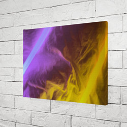 Холст прямоугольный Неоновые фонари на шёлковой поверхности - Фиолетов, цвет: 3D-принт — фото 2
