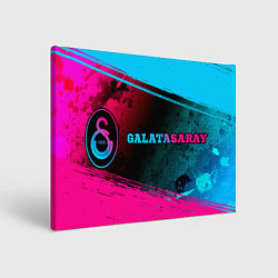 Холст прямоугольный Galatasaray Neon Gradient, цвет: 3D-принт