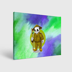 Холст прямоугольный Мудрая Кунг фу панда, цвет: 3D-принт