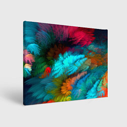 Холст прямоугольный Colorful Explosion, цвет: 3D-принт