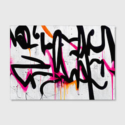 Холст прямоугольный Крупные граффити узоры, цвет: 3D-принт — фото 2