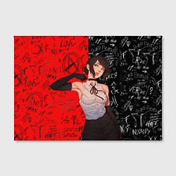 Холст прямоугольный Резе - человек бензопила, цвет: 3D-принт — фото 2