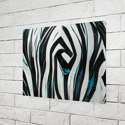 Холст прямоугольный Цифровой окрас зебры, цвет: 3D-принт — фото 2