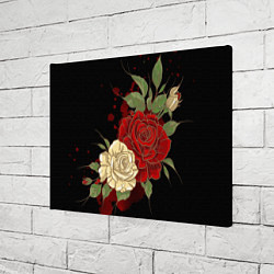 Холст прямоугольный Прекрасные розы, цвет: 3D-принт — фото 2