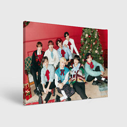 Холст прямоугольный Stray Kids Christmas EveL, цвет: 3D-принт