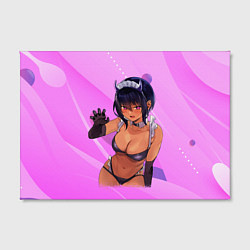 Холст прямоугольный Моя новая горничная очень подозрительна - Аниме, цвет: 3D-принт — фото 2