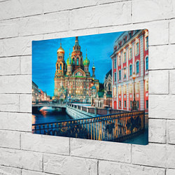 Холст прямоугольный Вечерний Санкт-Петербург, цвет: 3D-принт — фото 2