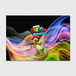 Холст прямоугольный Super Mario Odyssey - Hero turtle Koopa Troopa, цвет: 3D-принт — фото 2