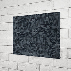 Холст прямоугольный Пиксельный паттерн - минимализм, цвет: 3D-принт — фото 2