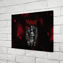 Холст прямоугольный Slipknot dark red, цвет: 3D-принт — фото 2