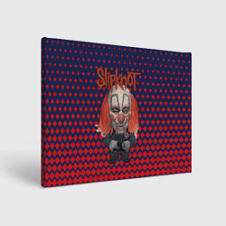 Холст прямоугольный Slipknot clown, цвет: 3D-принт