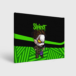 Холст прямоугольный Slipknot dark green, цвет: 3D-принт