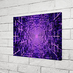Холст прямоугольный Фантастические фиолетовые лучи, цвет: 3D-принт — фото 2