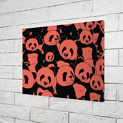 Холст прямоугольный С красными пандами, цвет: 3D-принт — фото 2