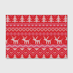 Холст прямоугольный Тёплые олени, цвет: 3D-принт — фото 2