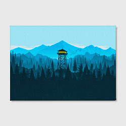 Холст прямоугольный Firewatch вечер, цвет: 3D-принт — фото 2