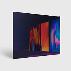 Холст прямоугольный Абстрактные парящие стеклянные картины, цвет: 3D-принт