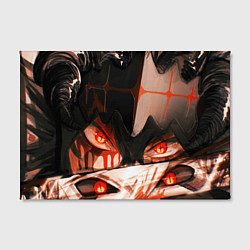 Холст прямоугольный Аста и его демон - Черный клевер, цвет: 3D-принт — фото 2