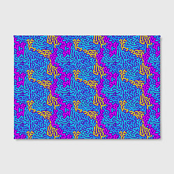 Холст прямоугольный Абстрактные психоделические полосы, цвет: 3D-принт — фото 2
