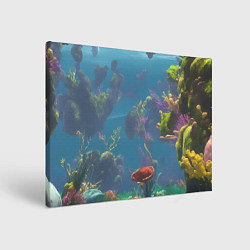 Холст прямоугольный Subnautica game, цвет: 3D-принт