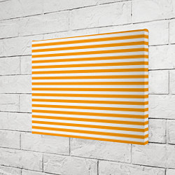 Холст прямоугольный Тельняшка оранжевая МЧС, цвет: 3D-принт — фото 2
