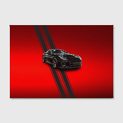 Холст прямоугольный Английский спортивный автомобиль Jaguar, цвет: 3D-принт — фото 2