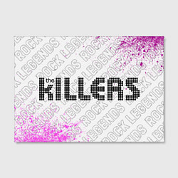 Холст прямоугольный The Killers rock legends: надпись и символ, цвет: 3D-принт — фото 2