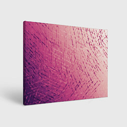 Холст прямоугольный Абстракция розовый полосы градиент, цвет: 3D-принт