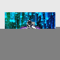 Холст прямоугольный Space DJ - neon starfall, цвет: 3D-принт — фото 2