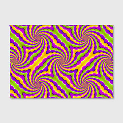 Холст прямоугольный Красивая иллюзия вращения, цвет: 3D-принт — фото 2