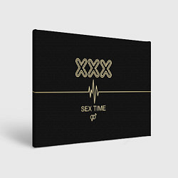 Холст прямоугольный Sex Time, цвет: 3D-принт