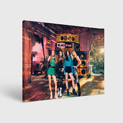 Холст прямоугольный Blackpink girls poster, цвет: 3D-принт