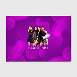 Холст прямоугольный K-pop Blackpink girls, цвет: 3D-принт — фото 2