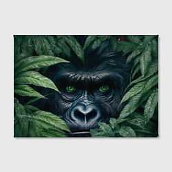 Холст прямоугольный Крупная морда гориллы, цвет: 3D-принт — фото 2
