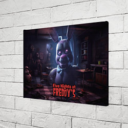 Холст прямоугольный Five Nights at Freddys Bonnie, цвет: 3D-принт — фото 2