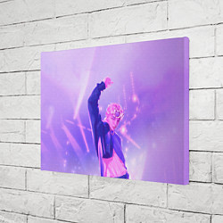 Холст прямоугольный Хёнджин на концерте - Стрей Кидс, цвет: 3D-принт — фото 2