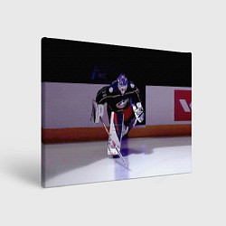 Холст прямоугольный Sergey Bobrovsky - goalkeeper - Columbus blue jack, цвет: 3D-принт