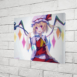 Холст прямоугольный Touhou Project Фландр Скарлет, цвет: 3D-принт — фото 2